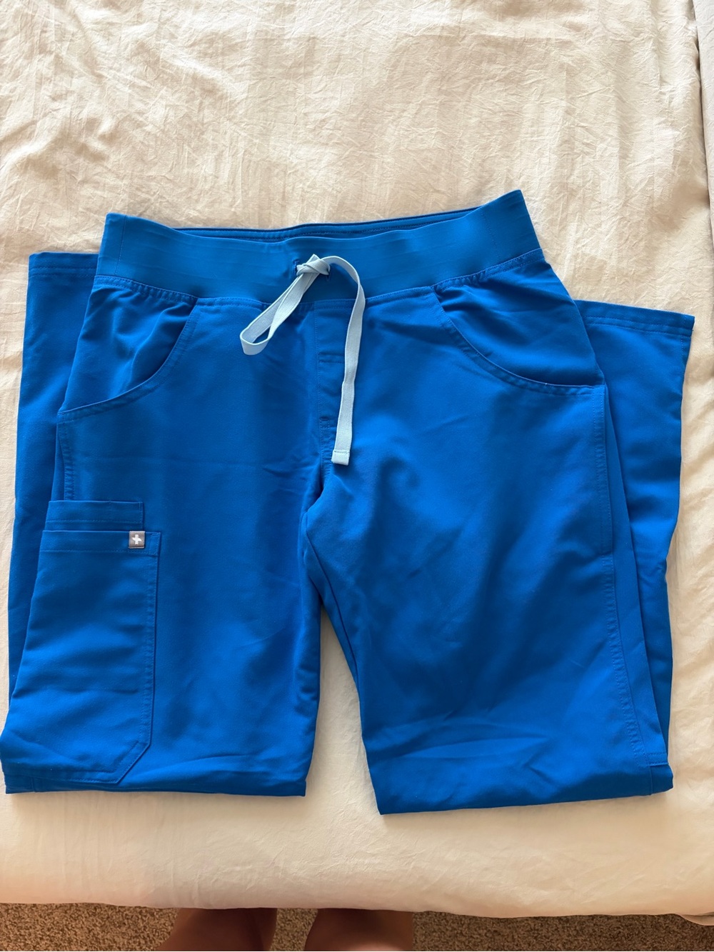 Women’s Drawstring Utility Scrub Pants - Royal Blue